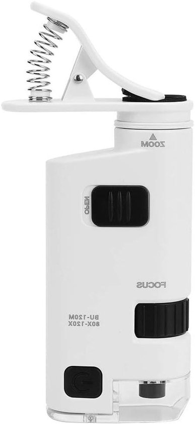 Smartphone-lupe – 80-120-facher Zoom – Verstellbarer Clip-zoom – Mini-lupe Für Smartphones – Klare Sicht – Praktisches Werkzeug
