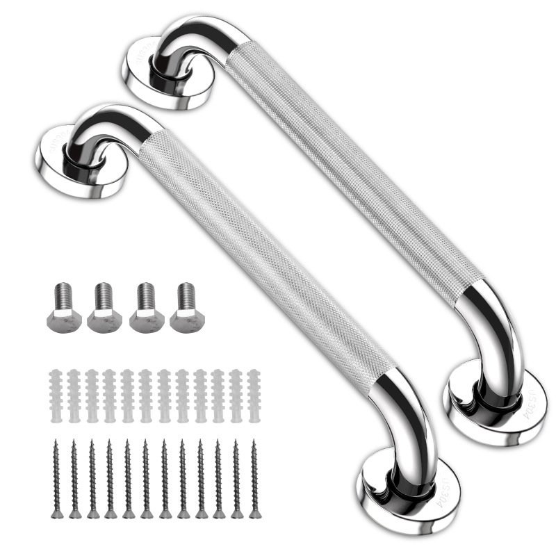 Haltegriff Für Die Badezimmerwand – Duschhaltegriff – Duschhaltegriff 25 X 300 Mm – Stützstangen Für Die Dusche – 2er-pack – Rutschfeste Duschgriffe