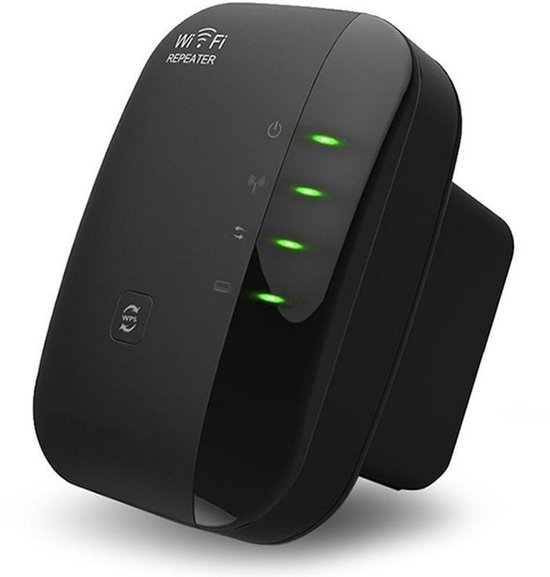 Wlan-signalverstärker-steckdose, 300 Mbit/s, Drahtloser Repeater, Schwarz