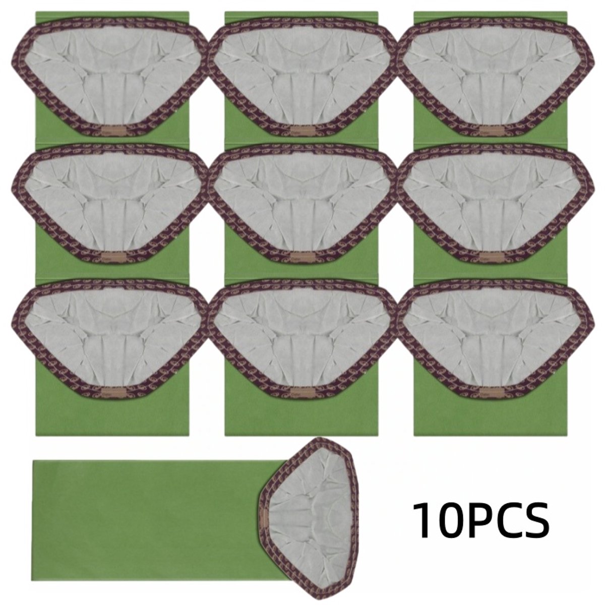 Staubsaugerbeutel – 10er-pack – Für Proteam 6-quart-staubsauger – 107314 – Ersatzpackung – Offener Dreieckskragen