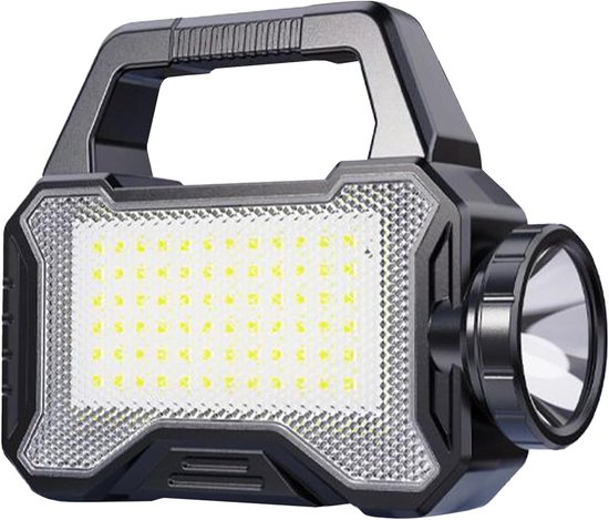 Wiederaufladbare Led-campingtaschenlampe, Tragbare Solarbetriebene Notleuchte, Arbeitsleuchte Für Camping Und Wandern