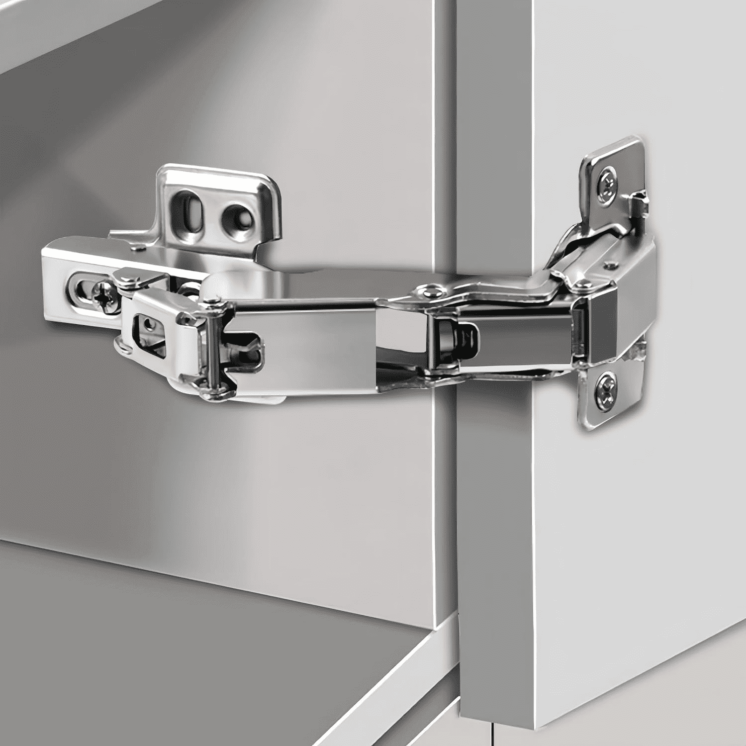 4er-set 35 Mm 180-grad Soft-close Verdeckte Schrankscharniere, 3d Verstellbare Verdeckte Selbstschließscharniere Für Klappschränke