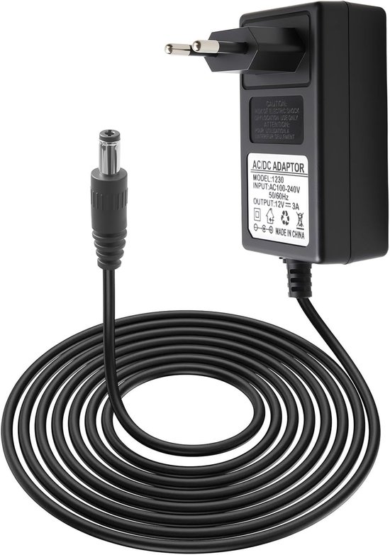 Universelles Netzteil 12 V 3 A 36 W, Ac/dc-transformator 100–240 V 50/60 Hz. Geeignet Für Led-beleuchtung, Router, Kameras Und Telefonsysteme.