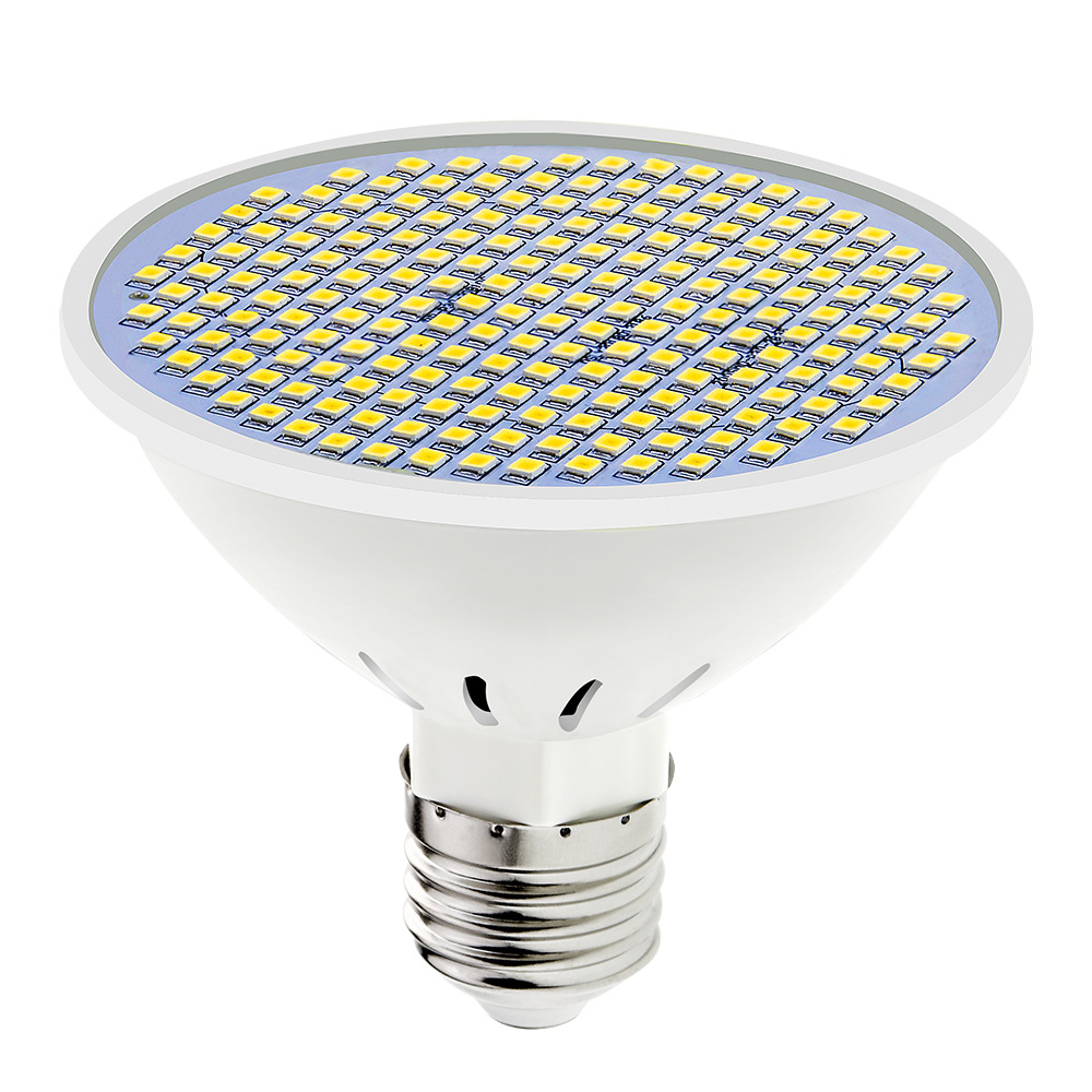 Pflanzenwachstumslampe – 200 Leds, Warmweißes Licht – Led-lampe – Blühlampe – Warmweiß (3000 K) – Einzellampe – 9,3 X 8 Cm