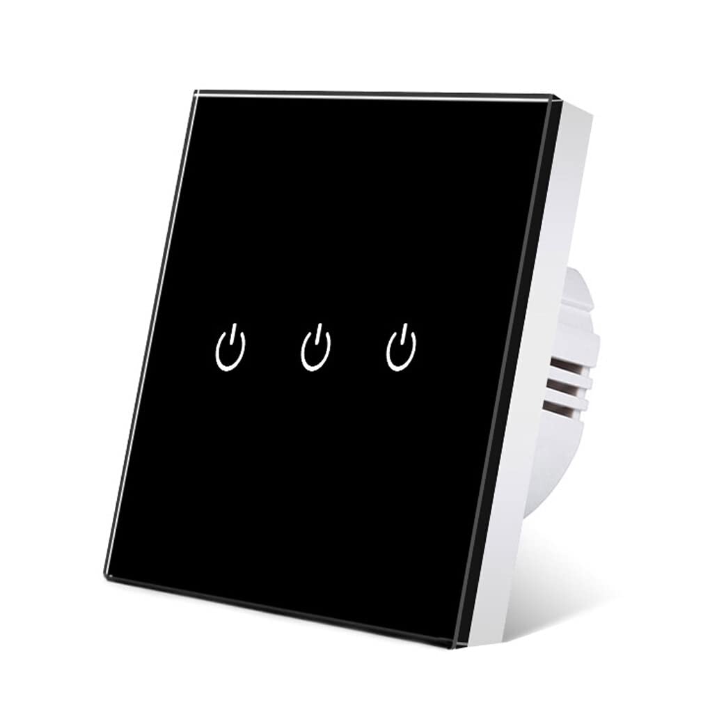 Eu-stecker-touch-schalterpanel Mit Lichtsensor-tasten, 1/2/3-fach, Ersatz-touch-hotellampensteuerung Aus Kunststoff