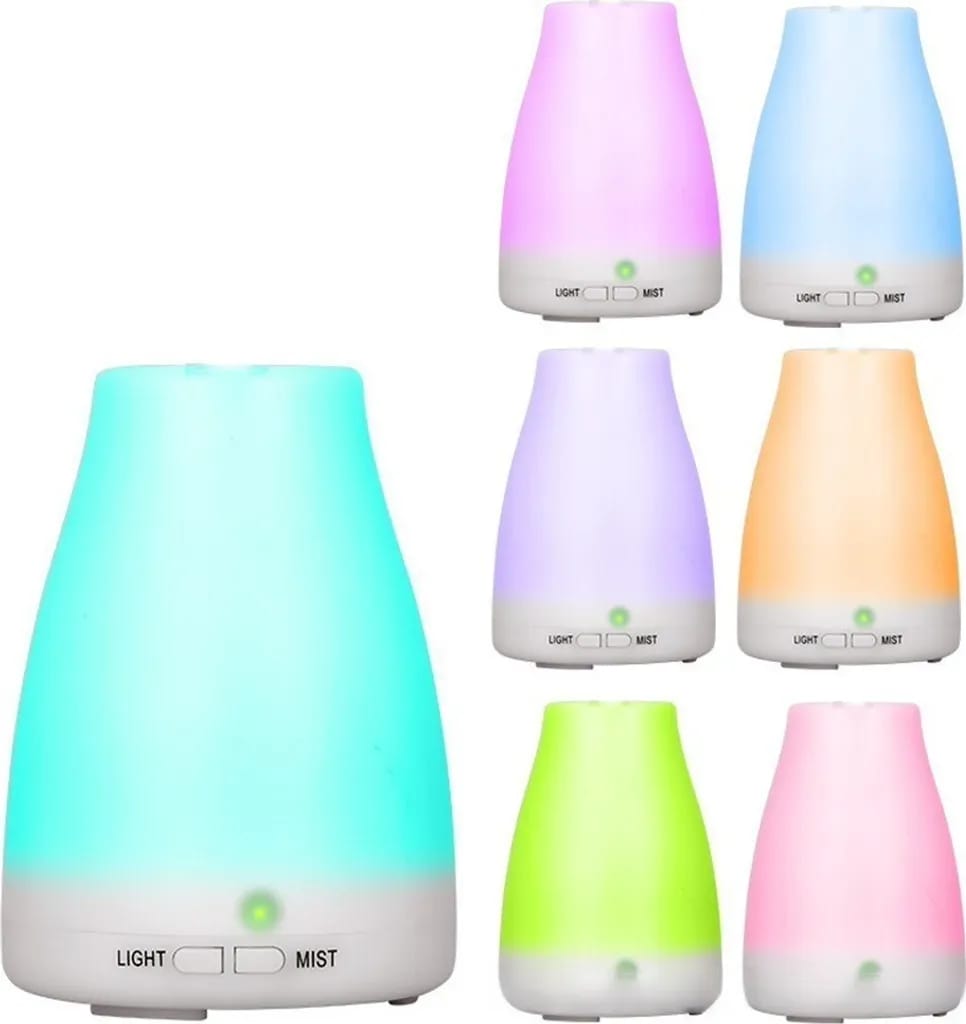 Luftbefeuchter, Aromadiffusor, Ultraschall-aromadiffusor, Aromadiffusor Mit 7 Farbwechseln, 100-ml-wassertank, Duftspender, Geschäft Für Schlafzimmer