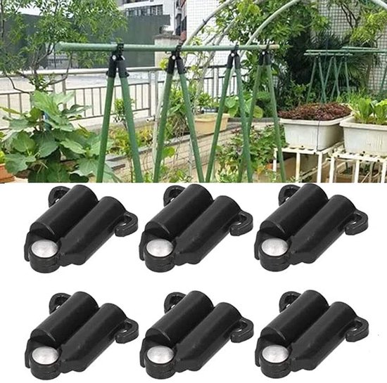 - Pflanzenverbinder - 6 Verstellbare Pflanzenstützen - Langlebig Und Vielseitig - Ideal Für Garten Und Innenräume - Verstärkung Für Pflanzen - Pe...