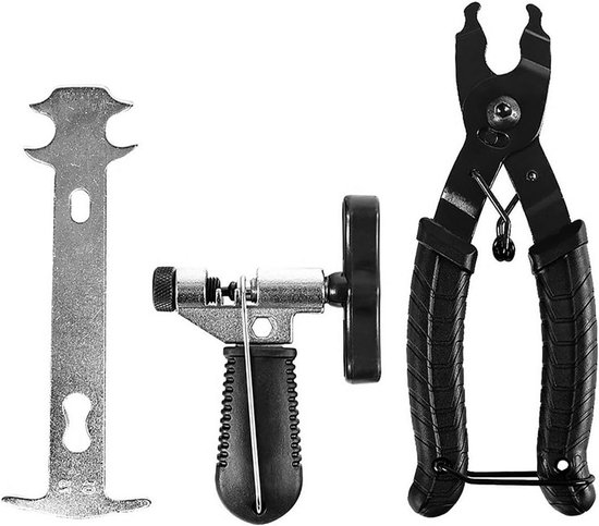 Fahrradketten-reparaturset – Fahrradkettenwerkzeug – Kettenabzieher (8/9/10-fach) – Fahrradkettenführung – Stahl – Langlebig Und Robust