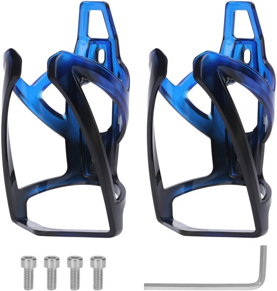 - Flaschenhalter-set (2er-pack) - Leichter Fahrradflaschenhalter - Blau - Für Wasserflaschen Bis 7 Cm - Ideal Fürs Radfahren - Perfekt Für Unterwegs