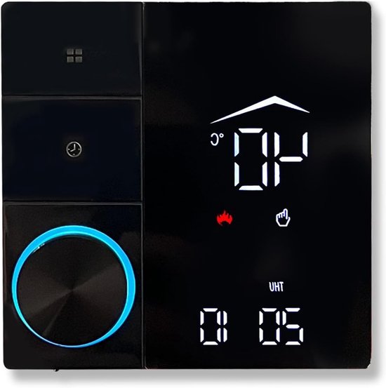 Intelligenter Thermostat Mit Wlan, 16 A, Unterstützt Fernsteuerung Per App, Programmierbar, Energieeffizient, Geeignet Für Privathaushalte, Büros Und Hotels.