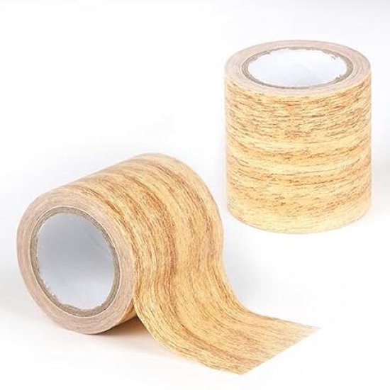2 Rollen 5,7 Cm X 4,57 M Braunes, Selbstklebendes Kantenband Mit Realistischer Holzmaserung