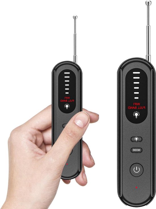 Detektor Für Versteckte Kameras – Wanzensuchgerät – Schutz Der Privatsphäre – Breiter Frequenzbereich – 8 X 3 X 13 Cm