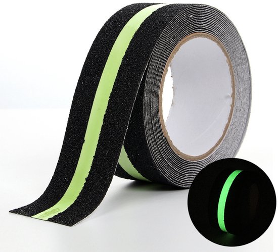Im Dunkeln Leuchtendes Warnband – Wasserdichtes, Leuchtendes Markierungsband – Sicherheitsband Für Den Innen- Und Außenbereich – 50 Mm X 10 M