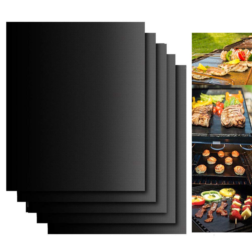 10 Grillmatten, Antihaftbeschichtung, 40 Cm X 33 Cm, Geeignet Zum Grillen Und Backen, Mit Einer Maximalen Temperaturbeständigkeit Von 500 °f (ca. 260 °c).