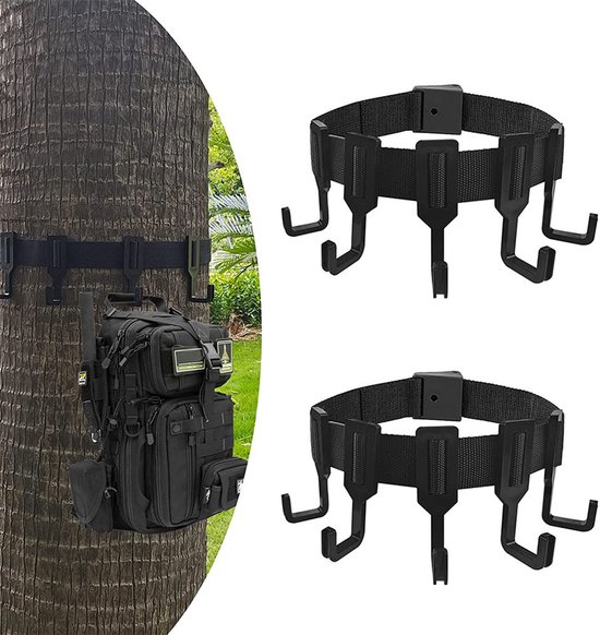 Zweierpack – 5 Haken – Baumhaken – Leichtes Mehrfachhakensystem – Geeignet Für Camping Und Wandern