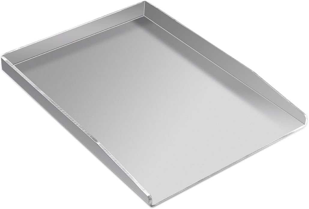 Grillpfanne Aus Edelstahl, Geeignet Für Das Grillen Im Freien (30 X 20 X 3 Cm), Grillpfanne, Barbecuepfanne, Grillutensil