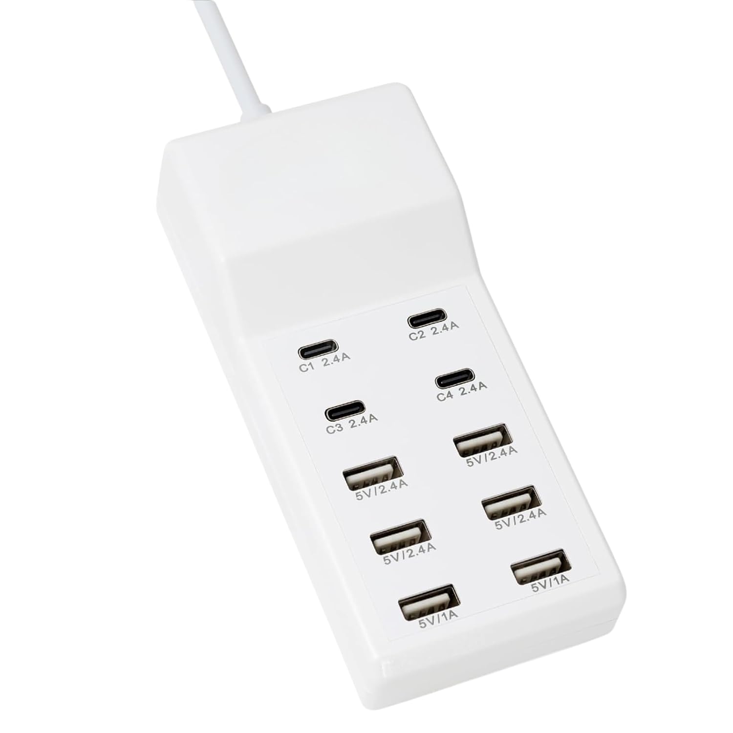 Intelligente 10-port-usb-ladestation Mit Mehrfach-usb-ausgang – Schnellladezentrum Für Smartphones, Tablets Und Mehr