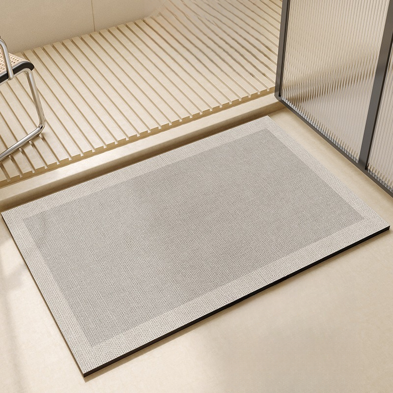 Badematte, 40 X 60 Cm, Rutschfest, Dick, Für Badezimmerböden, Weiche, Saugfähige Badematte, Rutschfeste, Schnelltrocknende Haushaltsmatte, Modell 3