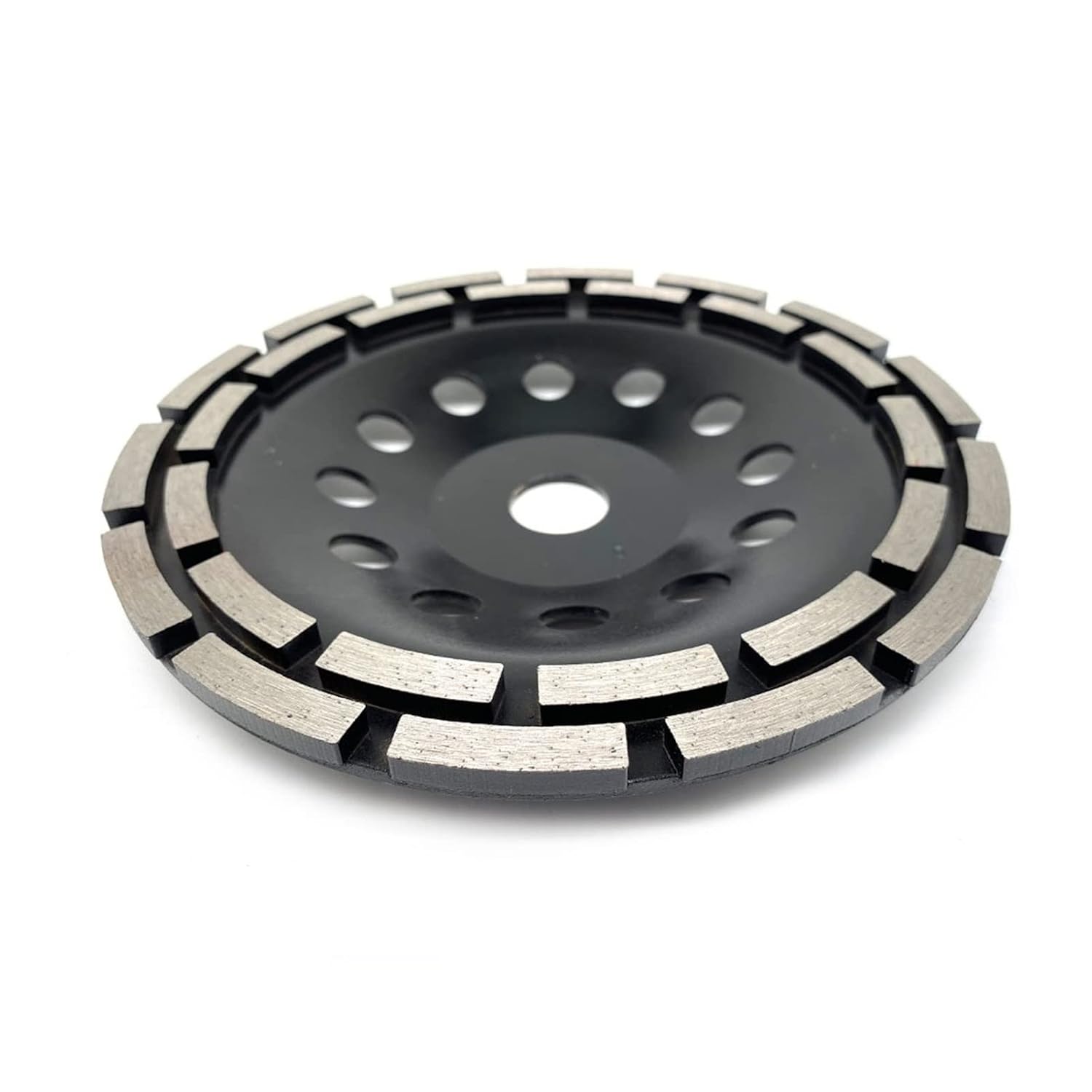 4,5-zoll (115 Mm) Doppelreihige Diamantschleifscheibe In Topfform, Geeignet Zum Nivellieren Von Marmor-, Granit- Und Betonböden, 1 Stück