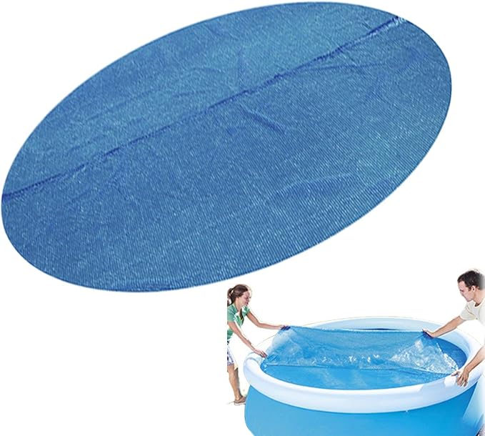 Solargewebe Für Aufblasbare Schwimmbecken, Faltbare, Wasserdichte Und Strapazierfähige Luftpolster-poolabdeckung Mit Isolierung Für 8-fuß-pools