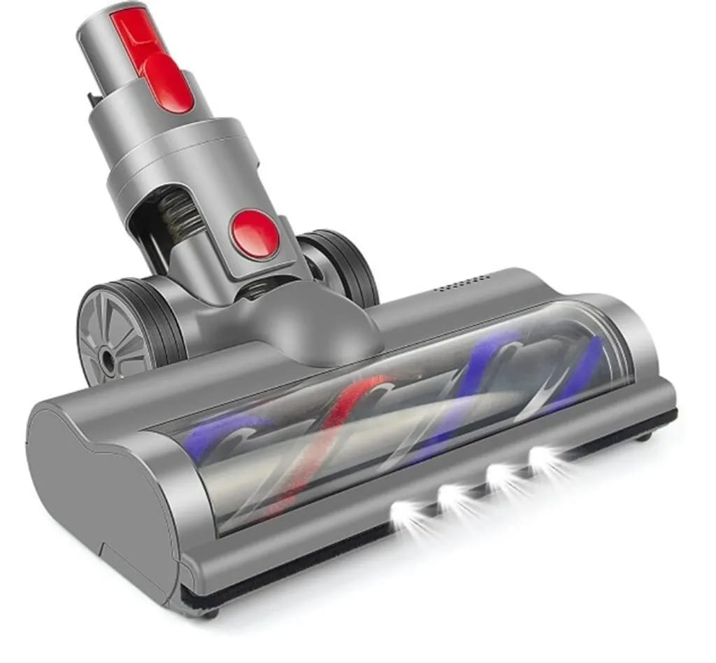 Motorisierte Bürste Für Dyson V7 V8 V10 V11 Staubsauger Direktantrieb 4 Frontleuchten Hartböden Kurzflorteppiche