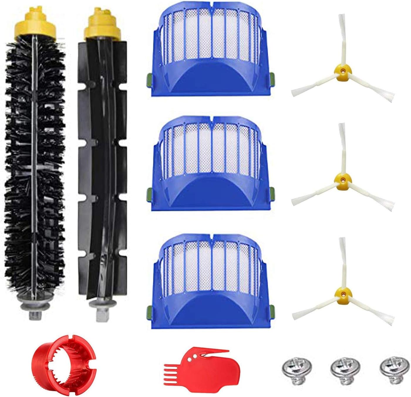 Ersatzteile-set Für Irobot Roomba 600, 610, 620, 650 Staubsaugerroboter-zubehör Roomba 570, 660, 680: Seitenbürste, Hauptbürste, Filter, Werkzeuge