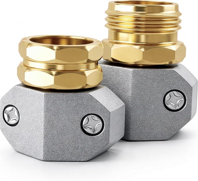 Gartenschlauch-reparaturset, 1 Set, Reparaturset Für Schlauchenden, Männliche Und Weibliche Gartenschlauch-reparaturverbinder, Geeignet Für 5/8"- Und 3/4"-anschlüsse