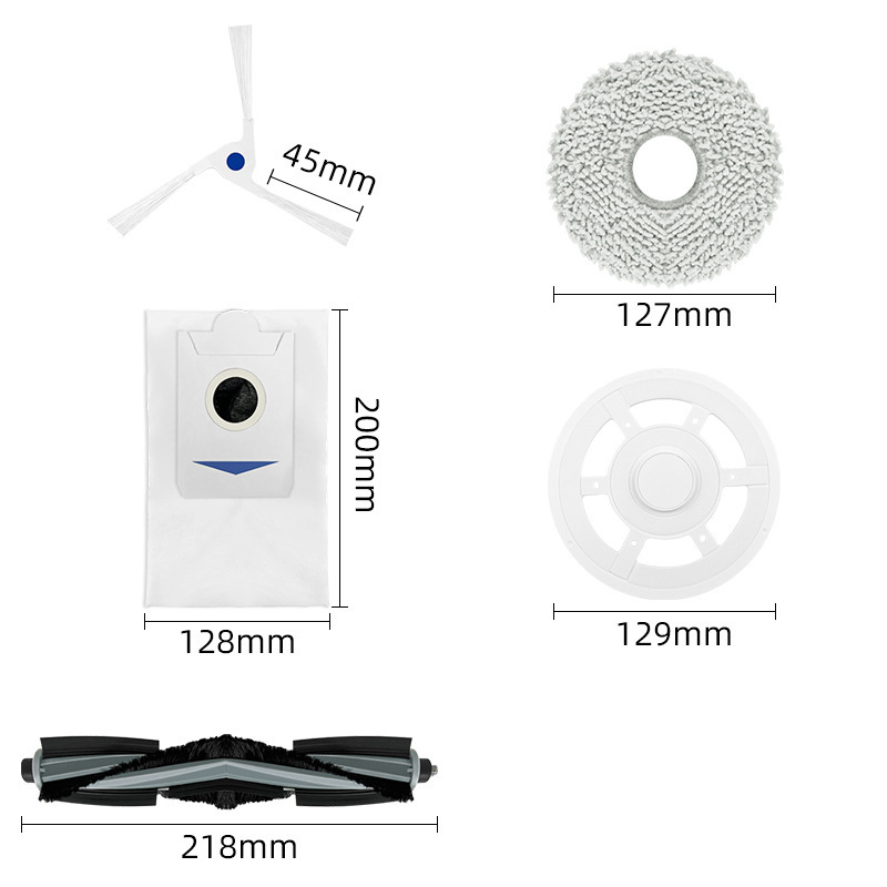 Passend Für Ecovacs Saugroboter, Zubehör Für X2 Omini/combo, Walzenbürste/seitenbürste/filter/wischmopp/staubbeutel