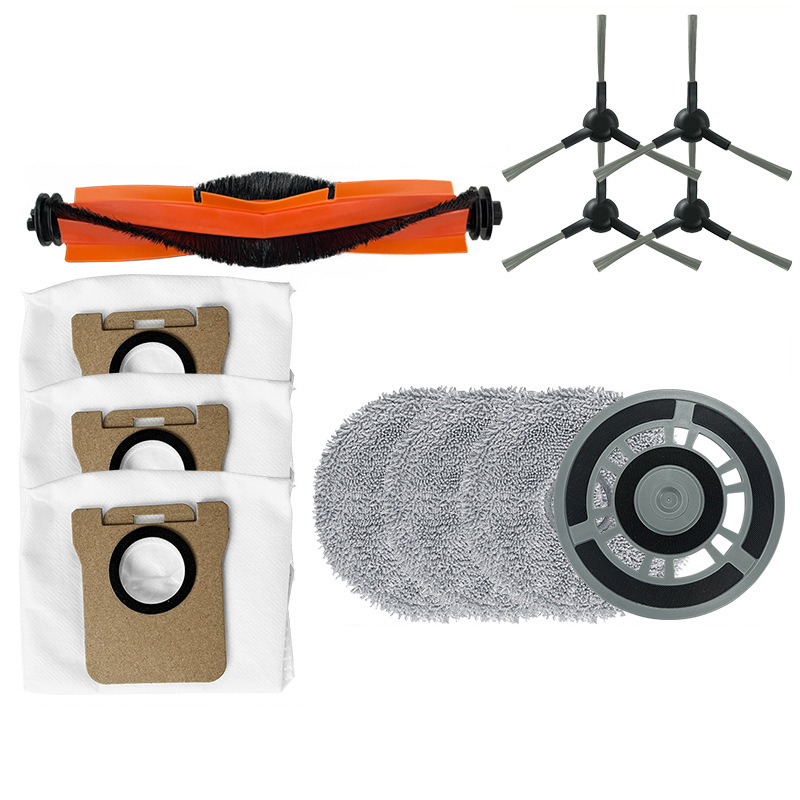 Zubehörset Für Dreame X20 Pro Plus / L20 Ultra Saugroboter – Walzenbürsten, Filter, Seitenbürsten Und Wischmopps