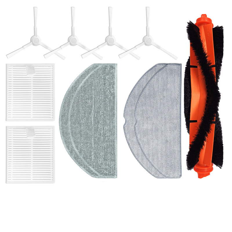 Ersatzzubehörset Für Xiaomi Mi Robot Vacuum-mop (3c Enhanced/e10/e12/b112) - Bürsten, Filter & Wischmopp.