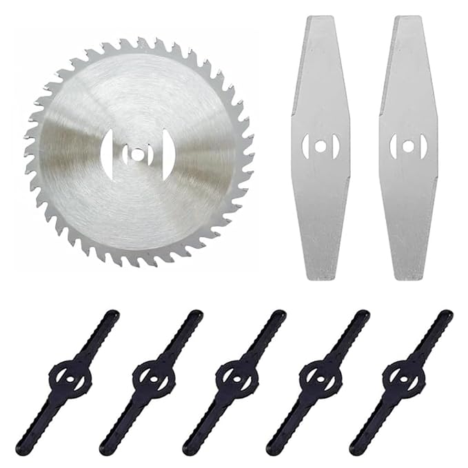 Universelle Rasenmähermesser, Ersatzmesser Für Rasenmäher, Runde Schneidmesser Aus Aluminium (15 Cm), Rasenmäherzubehör