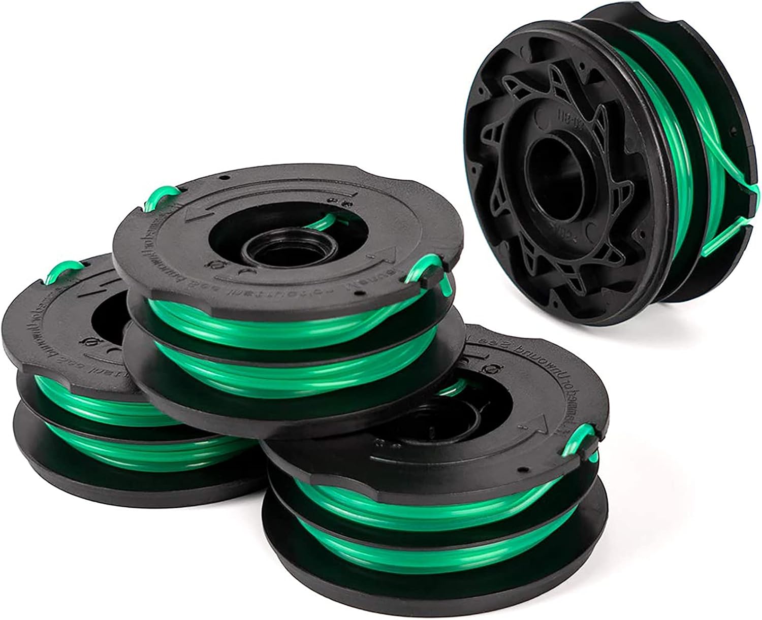 8er-pack Df-080 30ft 0.06" Doppel-automatikspulen Für Black Decker Gh1100 Rasenmäher