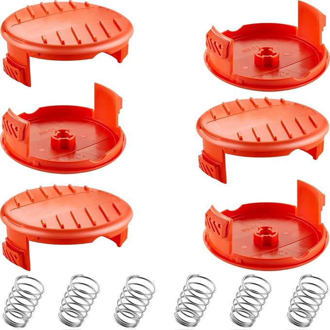 6er-pack Rc-100-p Ersatzspulenabdeckungen Für Black & Decker Gh900 Gd600