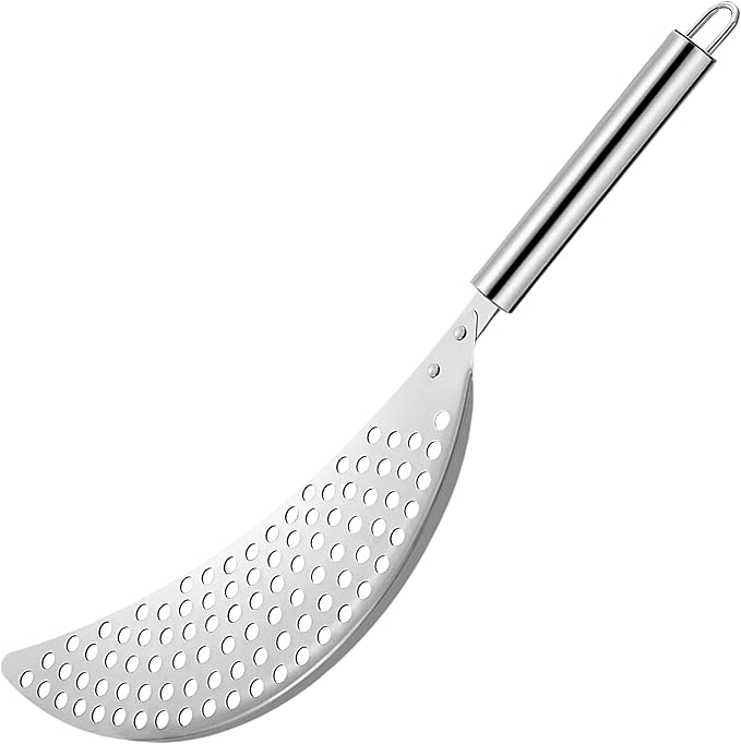 Einteiliger Topfsieb Mit Griff, Edelstahl, Geeignet Für Pasta, Pfannengerichte, Obst Und Gemüse, Nudelsieb, Abtropfsieb, Robustes Abtropfsieb