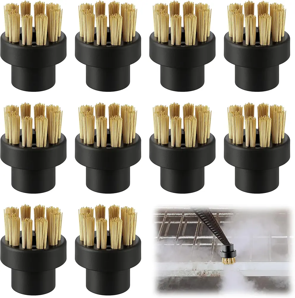 10-teiliges Reinigungsbürsten-set Für Dupray-dampfreiniger, Messing-reinigungsbürsten, Dampfreinigungsbürstenköpfe, Drahtbürsten Zur Reinigung
