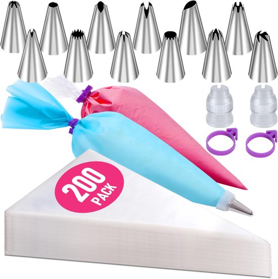 121-teiliges Spritzbeutel- Und Tüllenset – Silikon-spritzbeutel Und Zubehör Zum Dekorieren Von Weihnachtskuchen
