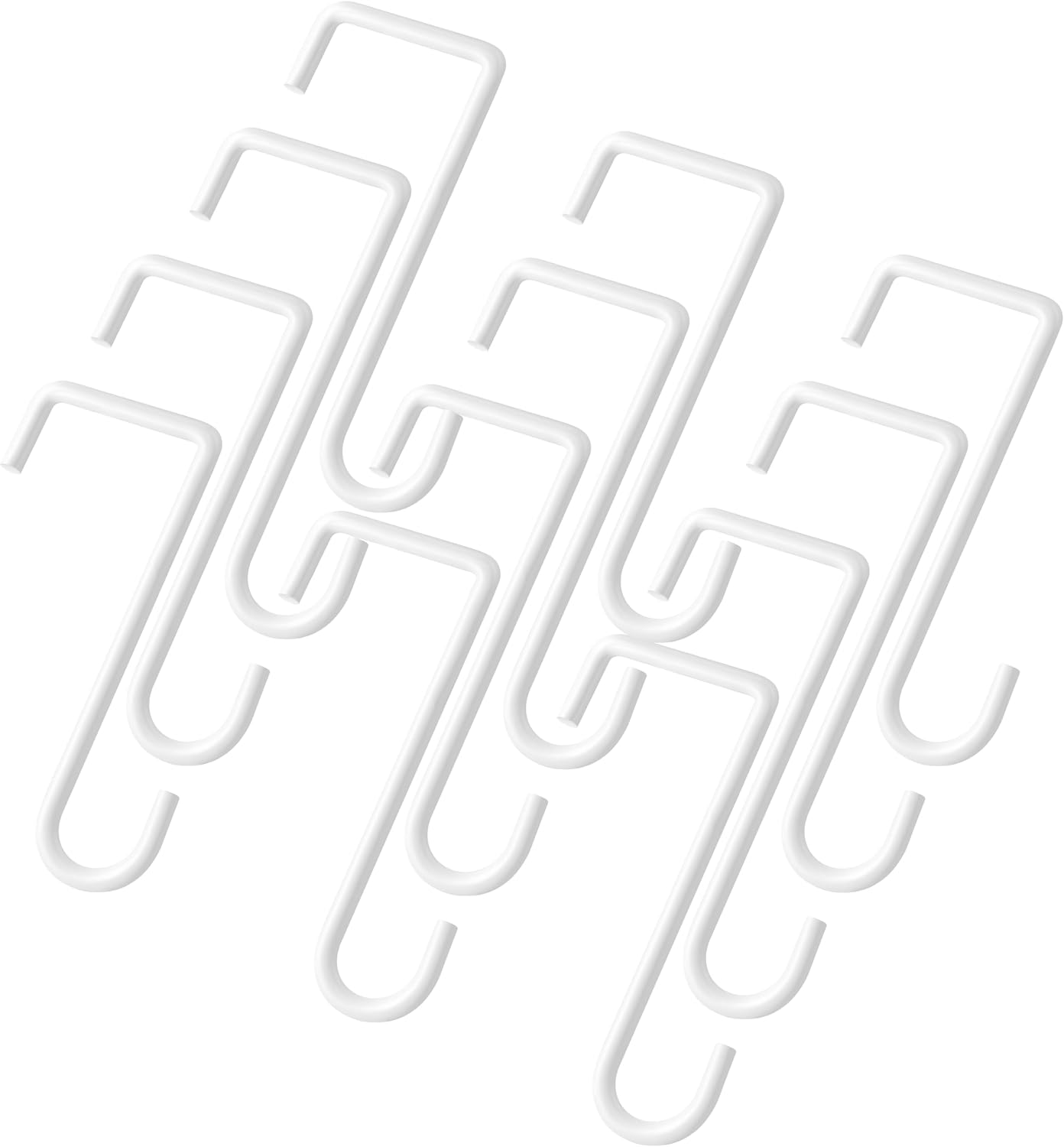 12er-packung Leichte Zaunhaken (15 Cm) Für Den Außenbereich, Geeignet Für Lichterketten, Vogelfutterhäuschen Und Pflanzen.