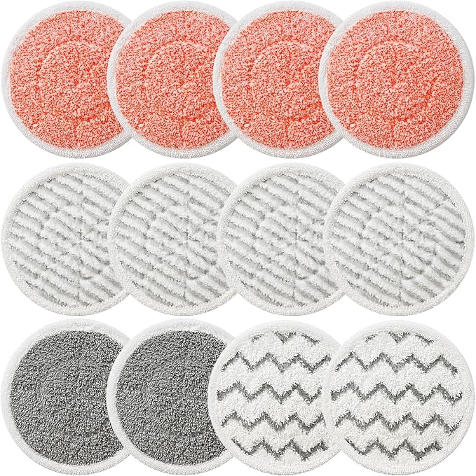 12-teiliges Ersatz-wischmopp-set Für Shark S7000 Dampfmopp, Passend Für Shark S8001 Reinigungs-ersatzteile, All-in-one-wischmopp-pads