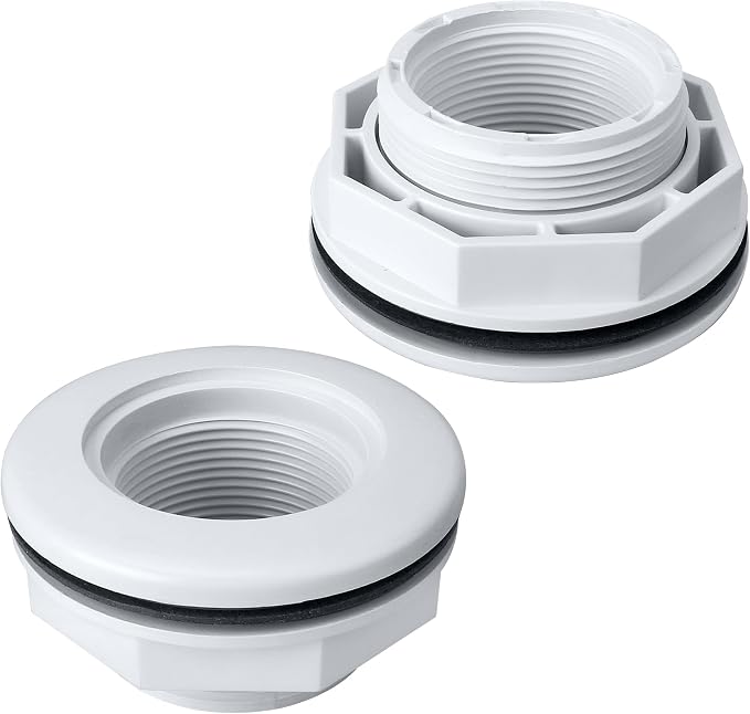 Passend Für Hayward Sp1023 1,5" 3,8 Cm Fip Einlass- Und Rücklaufanschlüsse Für Eingelassene Pools, Schlauchanschlüsse, Zubehör, 2er-pack, Ausführung 2