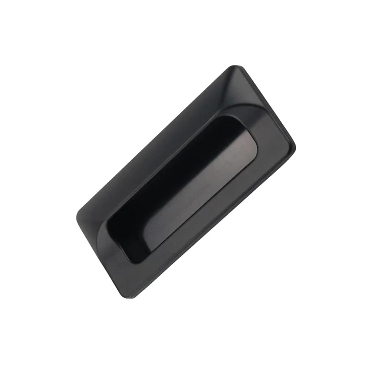 Versenkte Schrankgriffe, Metallgriffe, Versenkte Schubladengriffe, Matte Oberfläche, 11 X 5 Cm Haus & Garten, Schwarz – 2er-pack