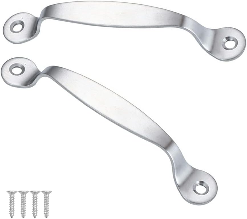 2-teiliges Edelstahl-griffset Mit Schrauben, 125 Mm Mittenabstand, Geeignet Für Schrank-, Nachttisch- Und Schubladenmöbelgriffe.