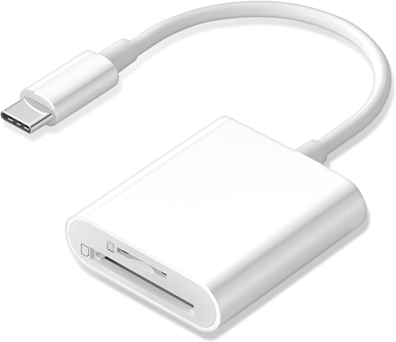 Usb-c-kartenleser, Unterstützt Sd- Und Microsd-speicherkartenadapter Für Iphone 15/16, Ipad, Macbook Und Mac, Plug & Play – 2 Stück