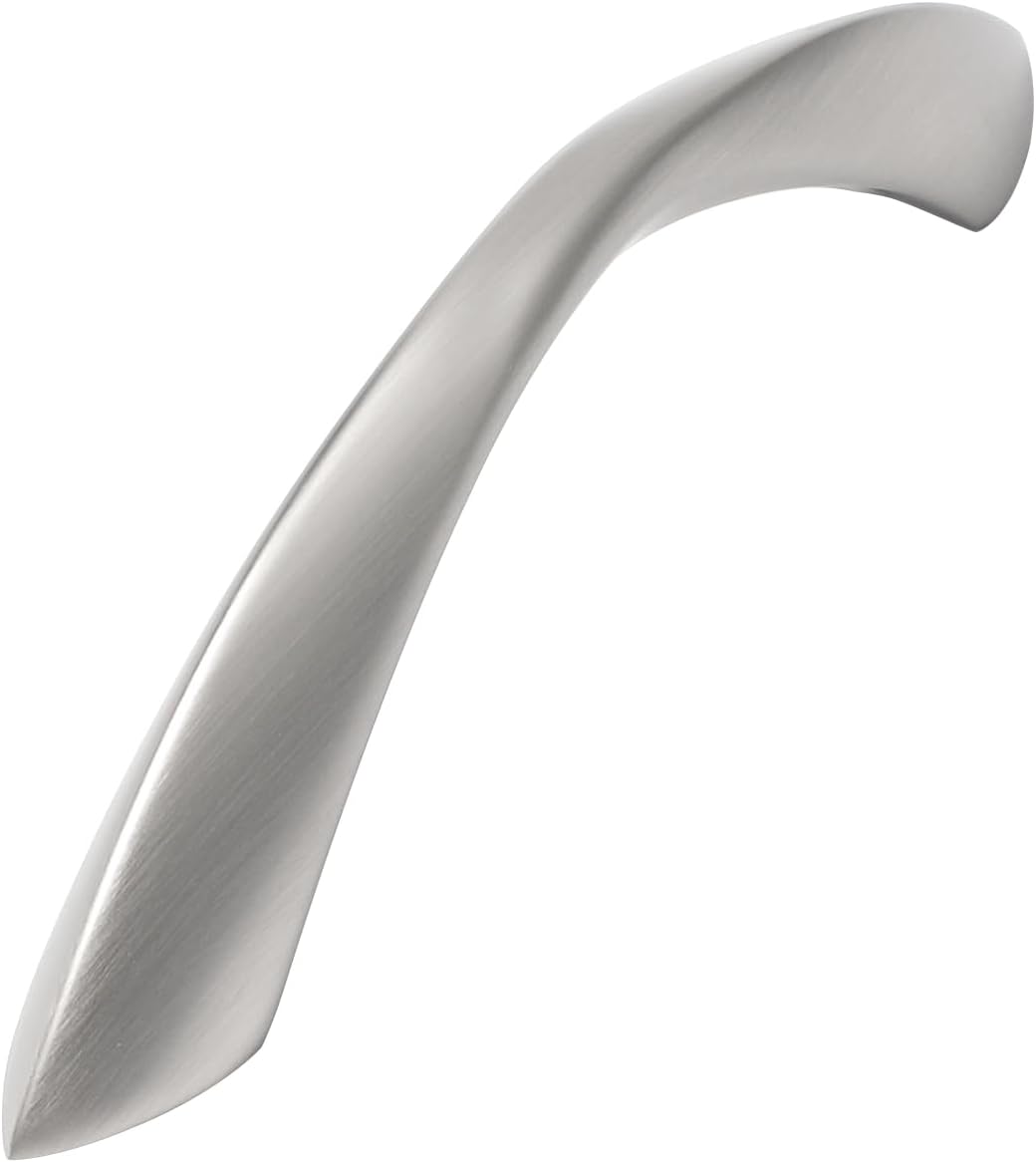 Zwei Schrankgriffe (lochabstand Ca. 160 Mm), Gebogene Spiralförmige Silbergriffe, Zinklegierung, Für Küchenschränke, Badezimmer-waschtischschränke.