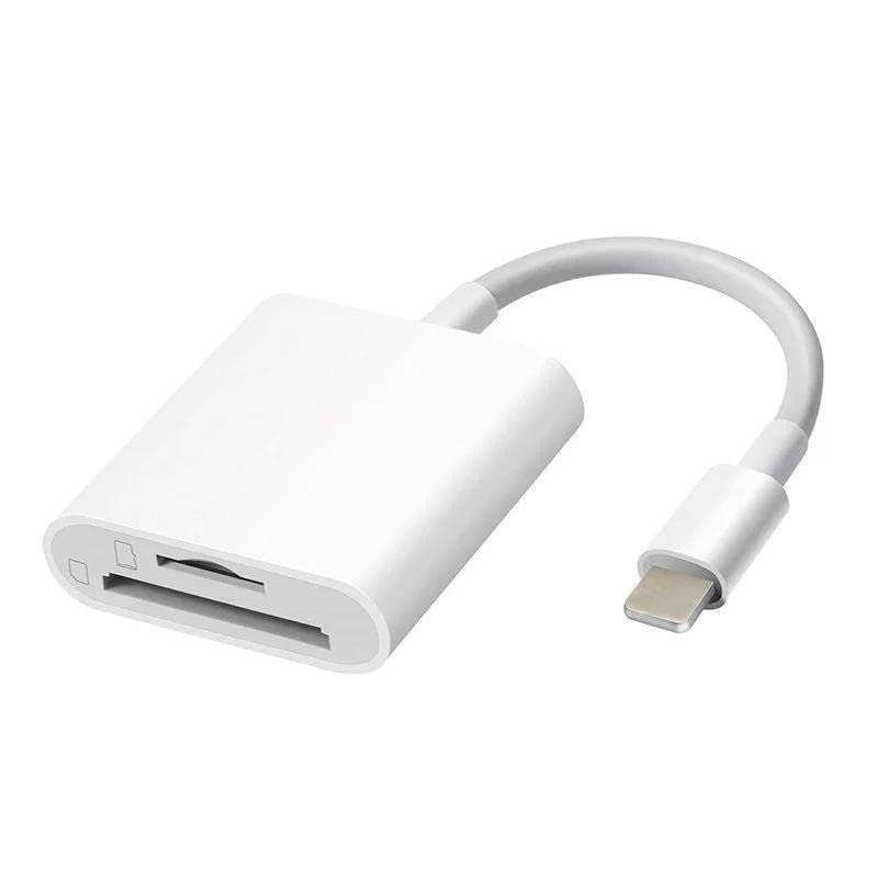 Geeignet Für Apple-kartenleser, Unterstützt Sd- Und Microsd-speicherkartenadapter Für Iphone 11/12/ipad/macbook/mac, Plug & Play – 2 Stück