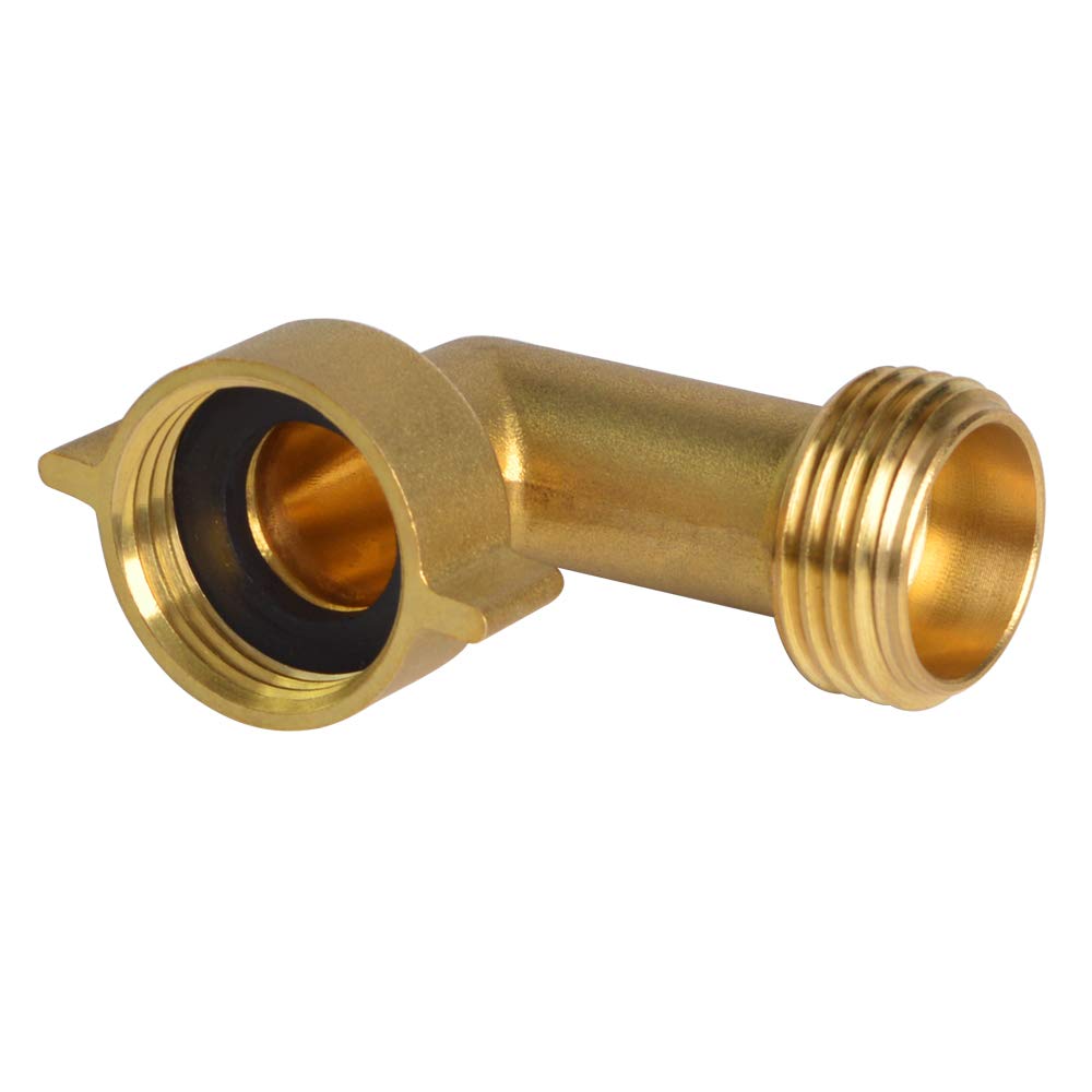 Gartenschlauchwinkel, Gartenwasserrohrverbinder, 90-grad-winkelstück 3/4" Fht X 3/4" Mht, 6-punkt-bogen