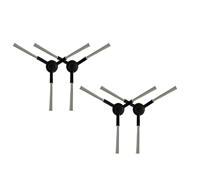 2-teiliges Set Seitliche Rotationsbürste Kompatibel Mit Xiaomi 3c/xmstjqr2s, Yunmi V3, Viomi Se Und Xiaomi Mijia Saugroboter-zubehör (schwarz)