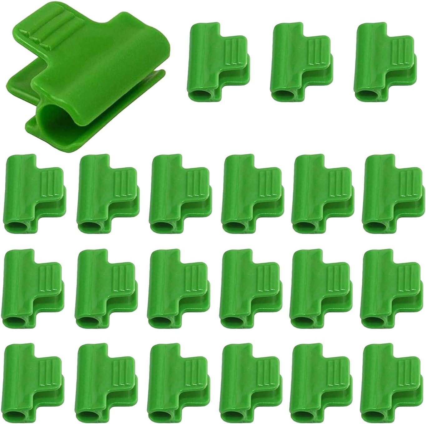 22 Rohrschellen, Geeignet Für 19-20 Mm Pflanzenpfähle, Gewächshausfolie, Gartenstützrahmen, Anbau-reihen-pflanzenabdeckungsnetz-tunnelklemmen