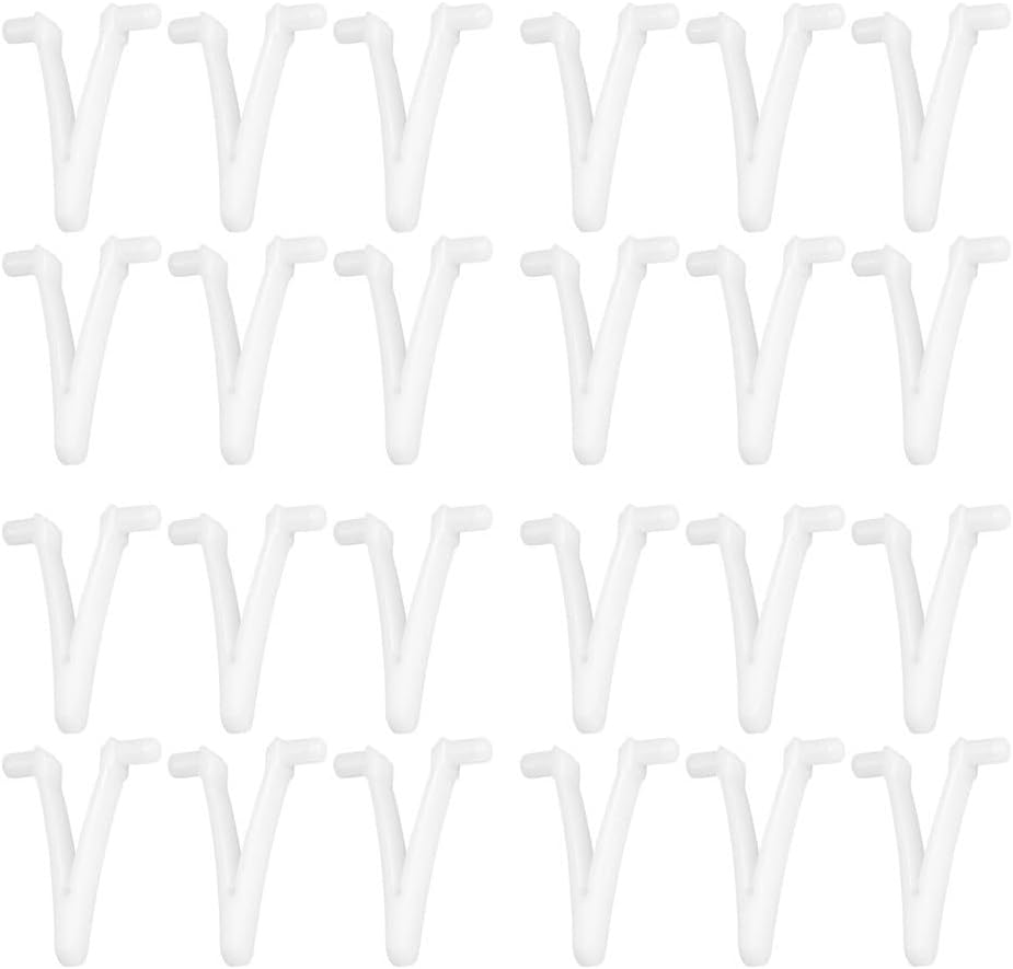 24-teilige Packung Mit V-klemmen Zur Befestigung Von Pool-staubsaugern An Keschern, Teleskopstangen, Laubkeschern, Bürsten Und Griffen