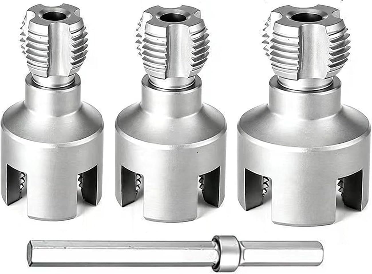 Rohrgewindeschneidwerkzeug, Innen- Und Außengewinde, Integriertes Rohrgewindewerkzeug, Pvc-rohrgewindebohrer, Elektrische Bohrmaschinen, Heimwerkerbedarf, 1/2" 3-teilig