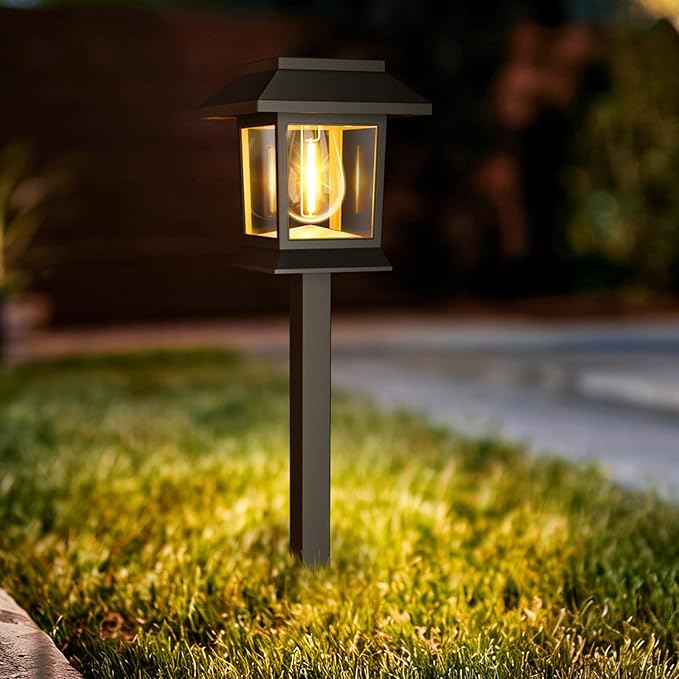 3er-pack Retro Ip44 Wasserdichte Solar-garten- Und Terrassenleuchten